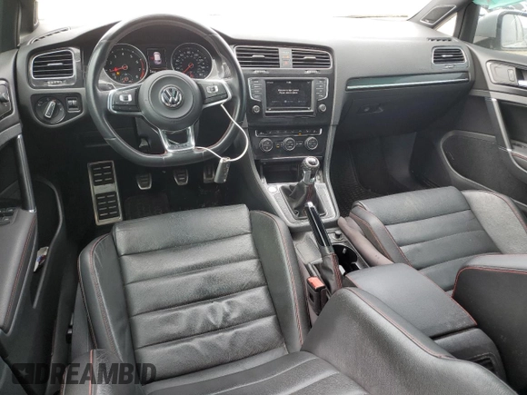 2016 Volkswagen Golf GTI SE w/Performance Pkg with VIN 3VW547AU6GM061202, listed as a Copart auction lot 46908925 with 93,844 mi miles and Salvage Title. Bid and sale history available at carsss.com. Image 8.
