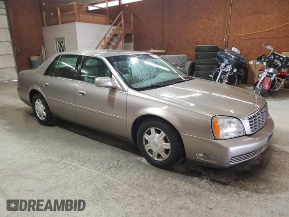 2003 Cadillac DeVille with VIN 1G6KD54Y23U194654, listed as a Copart auction lot 53878435 with 77,451 mi miles and Salvage Title. Bid and sale history available at carsss.com. Image 4.