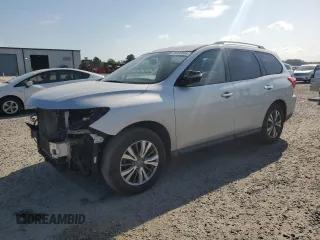 2019 Nissan Pathfinder SL with VIN 5N1DR2MN8KC633559, listed as a Copart auction lot 55098505 with 115,038 mi miles and Salvage title. Bid and sale history available at DreamBid. Image 1.