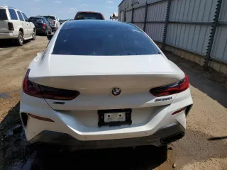 2024 BMW 8 Series M850i with VIN WBAGV8C06RCN49236, listed as a Copart auction lot 88115505 with 0 mi miles and Salvage Title. Bid and sale history available at carsss.com. Image 6.