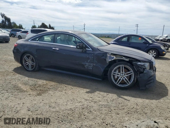 2018 Mercedes-Benz E-Class E 400 with VIN WDD1J6FB5JF027681, listed as a Copart auction lot 52737645 with 25,867 mi miles and Salvage Title. Bid and sale history available at carsss.com. Image 4.