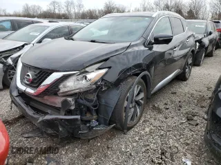 2015 Nissan Murano Platinum with VIN 5N1AZ2MHXFN276408, listed as a Copart auction lot 53737995 with 89,743 mi miles and Salvage Title. Bid and sale history available at DreamBid. Image 1.