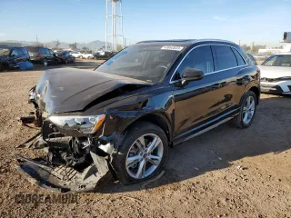2020 Audi Q3 S line Premium with VIN WA1DECF33L1099539, listed as a Copart auction lot 43892833 with 17,471 mi miles. Bid and sale history available at carsss.com. Image 1.