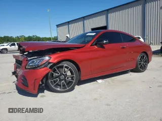 2019 Mercedes-Benz C 300 z VIN WDDWJ8DBXKF847437, wystawiony jako Copart lot #49621835 z przebiegiem 56 211 mil mil oraz Szkoda całkowita • Salvage title. Historia ofert i sprzedaży dostępna na DreamBid. Obrazek 1.