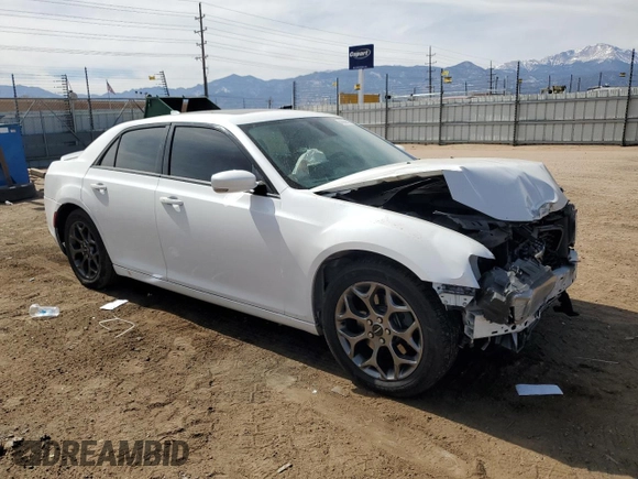 2015 Chrysler 300 with VIN 2C3CCAGG3FH908903, listed as a Copart auction lot 48809095 with 109,850 mi miles and Salvage Title. Bid and sale history available at carsss.com. Image 4.