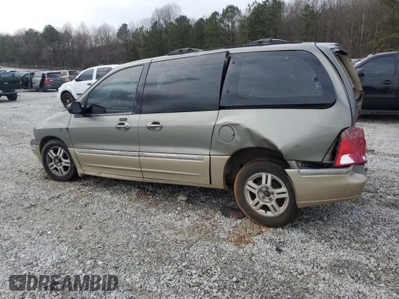 2001 Ford Windstar SEL with VIN 2FMZA534X1BA47029, listed as a Copart auction lot 44507505 with 129,346 mi miles and Salvage Title. Bid and sale history available at carsss.com. Image 2.
