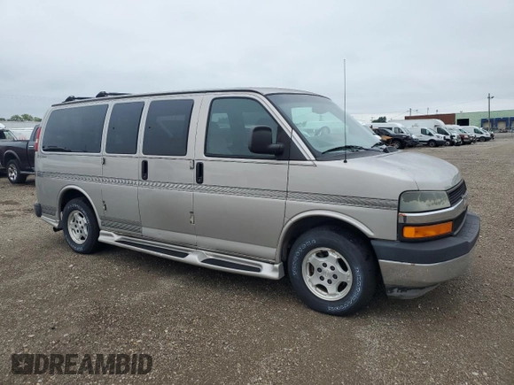 2005 Chevrolet Express Cargo Van YF7 Upfitter with VIN 1GBFG15T251269153, listed as a Copart auction lot 65033594 with 260,886 mi miles and Clean Title. Bid and sale history available at carsss.com. Image 4.