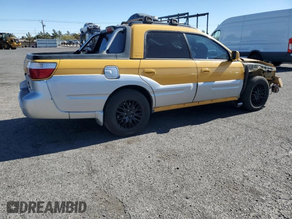 2003 Subaru Baja с VIN 4S4BT61C637107069, выставлен на аукционе Copart как лот 78166634 с пробегом 135 938 миль миль и Списание • Salvage title. История ставок и продаж доступна на DreamBid. Изображение 3.