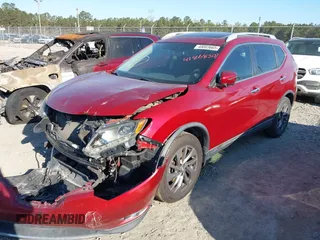 2016 Nissan Rogue SL with VIN 5N1AT2MTXGC866420, listed as a IAAI auction lot 41868507 with 151,218 mi miles. Bid and sale history available at carsss.com. Image 2.