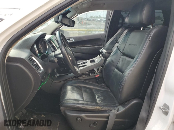 2013 Dodge Durango Citadel with VIN 1C4SDHET2DC613983, listed as a Copart auction lot 80585254 with 164,580 mi miles and Salvage Title. Bid and sale history available at carsss.com. Image 7.