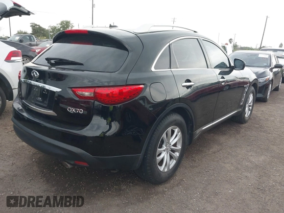 2016 Infiniti QX70 with VIN JN8CS1MU1GM130337, listed as a IAAI auction lot 42124059 with 148,876 mi miles and . Bid and sale history available at DreamBid. Image 4.