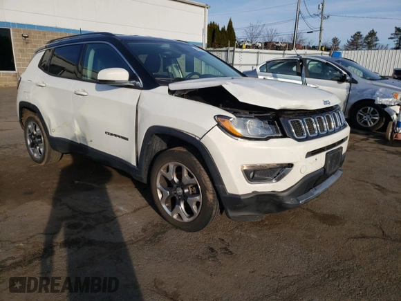 2018 Jeep Compass Limited with VIN 3C4NJDCB1JT349101, listed as a Copart auction lot 48759155 with 59,431 mi miles and Salvage Title. Bid and sale history available at carsss.com. Image 4.