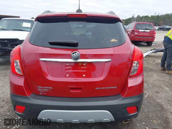 2015 Buick Encore with VIN KL4CJASB7FB240233, listed as a IAAI auction lot 41493333 with 70,632 mi miles. Bid and sale history available at carsss.com. Image 16.