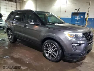 2019 Ford Explorer Sport with VIN 1FM5K8GT4KGA06758, listed as a Copart auction lot 83770054 with 67,722 mi miles and Salvage Title. Bid and sale history available at carsss.com. Image 4.