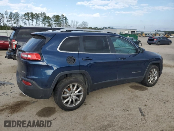 2018 Jeep Cherokee Limited с VIN 1C4PJLDB2JD560797, выставлен на аукционе Copart как лот 44215865 с пробегом 106 980 миль миль и Списание • Salvage title. История ставок и продаж доступна на DreamBid. Изображение 3.