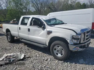 2008 Ford F-350 XL with VIN 1FTWW31R58ED87991, listed as a Copart auction lot 51704105 with 210,981 mi miles and Salvage Title. Bid and sale history available at DreamBid. Image 4.