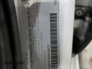 2015 Audi A6 Premium Plus z VIN WAUGFAFCXFN008670, wystawiony jako Copart lot #55423105 z przebiegiem 104 629 mil mil oraz Szkoda całkowita • Salvage title. Historia ofert i sprzedaży dostępna na DreamBid. Obrazek 12.