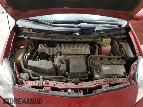 2012 Toyota Prius One with VIN JTDKN3DU0C1587419, listed as a Copart auction lot 48222225 with 134,452 mi miles and Salvage Title. Bid and sale history available at DreamBid. Image 11.