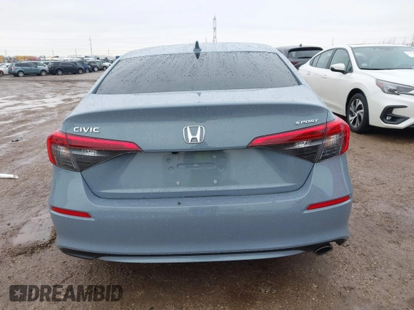 2023 Honda Civic Sedan Sport with VIN 2HGFE2F58PH528595, listed as a IAAI auction lot 41666370 with 28,802 mi miles. Bid and sale history available at carsss.com. Image 16.