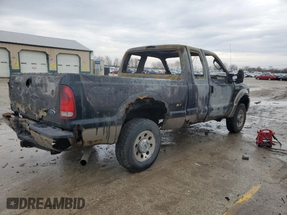 2005 Ford F-250 XL with VIN 1FTSX21595ED01743, listed as a Copart auction lot 47856865 with Not provided miles and Salvage title. Bid and sale history available at DreamBid. Image 3.