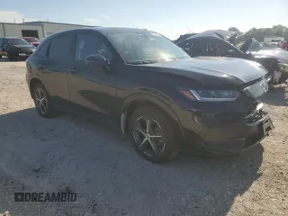2023 Honda HR-V EX-L with VIN 3CZRZ2H79PM737208, listed as a Copart auction lot 64255655 with 48,130 mi miles and Salvage title. Bid and sale history available at DreamBid. Image 4.