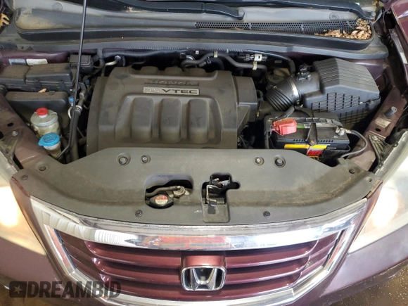 2010 Honda Odyssey EX with VIN 5FNRL3H47AB036925, listed as a Copart auction lot 57555365 with 178,790 mi miles and Salvage title. Bid and sale history available at DreamBid. Image 12.