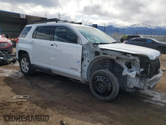 2015 GMC Terrain SLE with VIN 2GKFLVEK3F6207771, listed as a Copart auction lot 51649335 with 156,649 mi miles and Salvage Title. Bid and sale history available at carsss.com. Image 4.