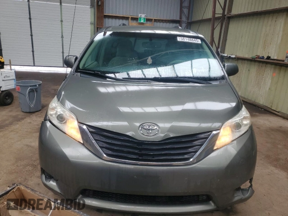 2011 Toyota Sienna LE AAS с VIN 5TDKK3DC6BS056176, выставлен на аукционе Copart как лот 58148845 с пробегом 412 435 миль миль и Чистый • Clean title. История ставок и продаж доступна на DreamBid. Изображение 5.