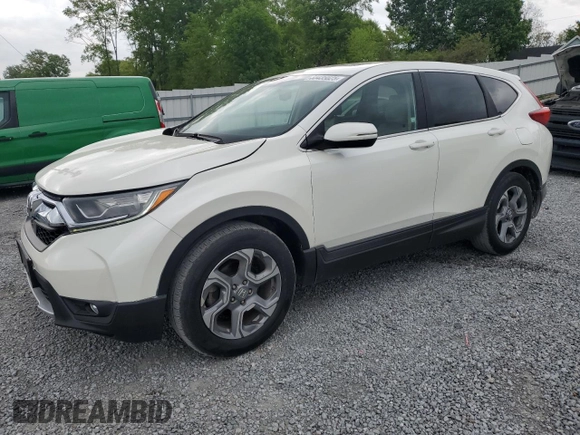 2017 Honda CR-V EX-L with VIN 2HKRW1H81HH516064, listed as a Copart auction lot 53435025 with 110,621 mi miles and Salvage Title. Bid and sale history available at carsss.com. Image 1.