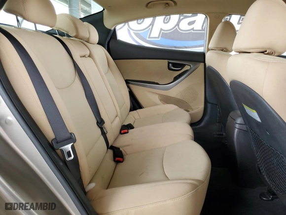 2013 Hyundai Elantra GLS PZEV with VIN 5NPDH4AE2DH290987, listed as a Copart auction lot 53750235 with 119,328 mi miles and Salvage Title. Bid and sale history available at carsss.com. Image 10.