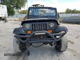 1995 Jeep Wrangler S with VIN 1J4FY19P4SP288991, listed as a Copart auction lot 48858575 with 138,821 mi miles and Salvage Title. Bid and sale history available at carsss.com. Image 5.
