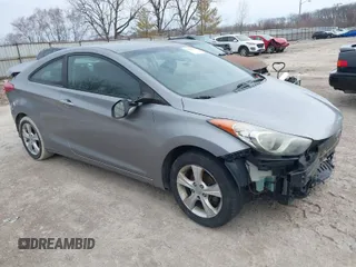 2013 Hyundai Elantra Coupe GS with VIN KMHDH6AE6DU007195, listed as a IAAI auction lot 41690928 with 199,629 mi miles. Bid and sale history available at carsss.com. Image 1.