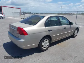 2001 Honda Civic LX with VIN 2HGES16521H610022, listed as a IAAI auction lot 42077819 with 155,570 mi miles. Bid and sale history available at carsss.com. Image 4.