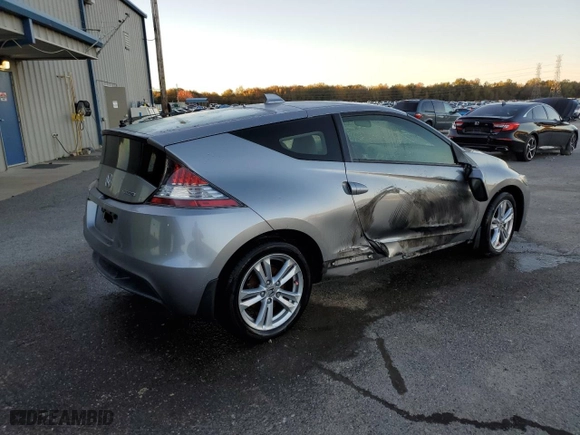 2012 Honda CR-Z with VIN JHMZF1D49CS005245, listed as a Copart auction lot 80235854 with 166,389 mi miles and Salvage Title. Bid and sale history available at carsss.com. Image 3.