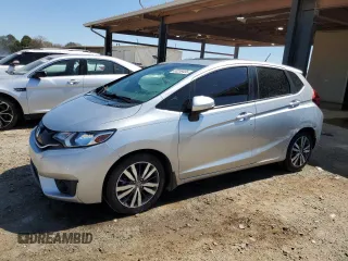 2015 Honda Fit EX-L with VIN 3HGGK5H87FM749384, listed as a Copart auction lot 50258455 with 73,079 mi miles and Salvage Title. Bid and sale history available at carsss.com. Image 1.