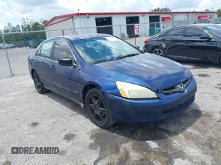 2003 Honda Accord LX z VIN 1HGCM56353A085644, wystawiony jako IAAI lot #42336118 z przebiegiem 167 200 mil mil oraz . Historia ofert i sprzedaży dostępna na DreamBid. Obrazek 1.