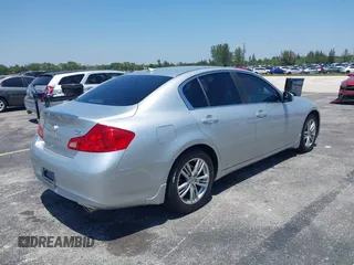 2011 Infiniti G25 Journey with VIN JN1DV6AP2BM602317, listed as a IAAI auction lot 42147414 with 163,757 mi miles. Bid and sale history available at carsss.com. Image 4.