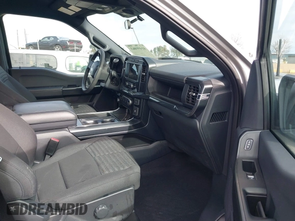 2023 Ford F-150 XL with VIN 1FTEW1EP1PKF59071, listed as a IAAI auction lot 41499063 with 27,432 mi miles. Bid and sale history available at carsss.com. Image 5.
