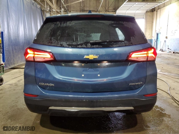 2024 Chevrolet Equinox Premier with VIN 3GNAXNEG1RL266783, listed as a Copart auction lot 47979655 with 48,715 mi miles and Salvage Title. Bid and sale history available at carsss.com. Image 6.