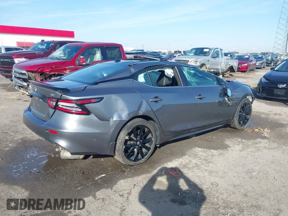 2023 Nissan Maxima SR with VIN 1N4AA6EVXPC501775, listed as a IAAI auction lot 41417081 with 20,875 mi miles and . Bid and sale history available at DreamBid. Image 4.