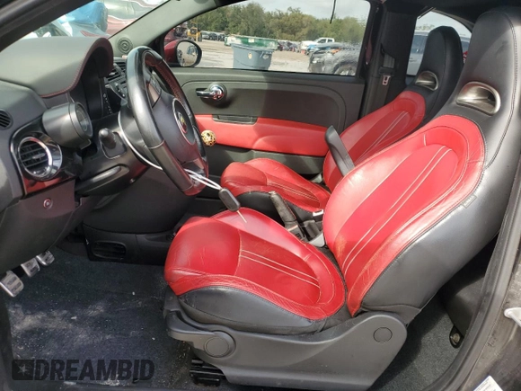 2013 FIAT 500 Abarth with VIN 3C3CFFJH5DT664746, listed as a Copart auction lot 79467384 with 84,548 mi miles and Salvage Title. Bid and sale history available at carsss.com. Image 7.