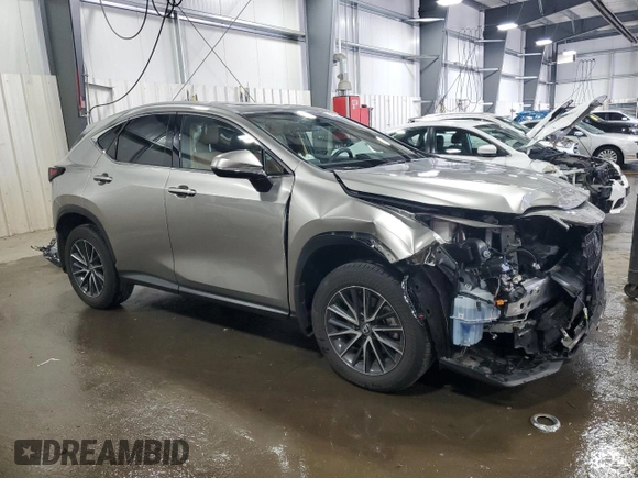 2024 Lexus NX 350 with VIN 2T2AGCEZXRC037757, listed as a Copart auction lot 54009755 with 16,978 mi miles and Salvage title. Bid and sale history available at DreamBid. Image 4.