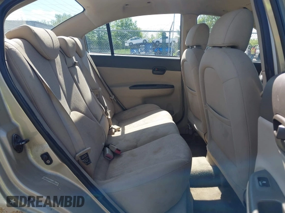 2007 Hyundai Accent GLS with VIN KMHCN46C47U101984, listed as a IAAI auction lot 42234484 with 185,048 mi miles and . Bid and sale history available at DreamBid. Image 8.