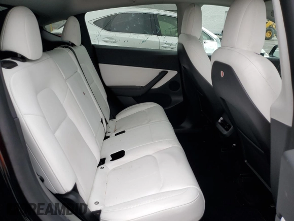 2021 Tesla Model Y Long Range with VIN 5YJYGDEEXMF294556, listed as a Copart auction lot 46668035 with 42,772 mi miles and Salvage Title. Bid and sale history available at DreamBid. Image 11.