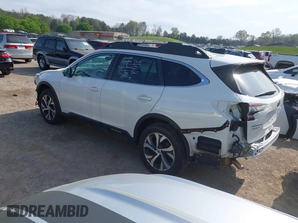 2022 Subaru Outback Limited with VIN 4S4BTANCXN3234012, listed as a IAAI auction lot 41937554 with 29,476 mi miles and . Bid and sale history available at DreamBid. Image 3.