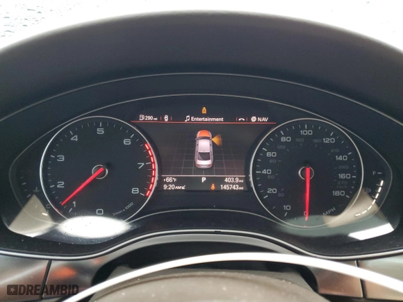 2012 Audi A6 3.0T Prestige with VIN WAUBGAFC3CN007282, listed as a Copart auction lot 53964355 with 145,743 mi miles and Salvage Title. Bid and sale history available at carsss.com. Image 9.
