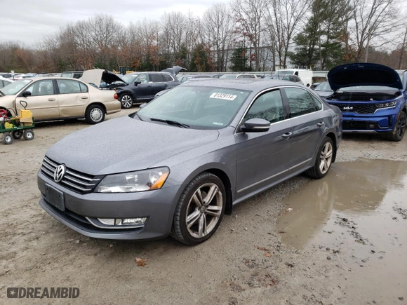 2015 Volkswagen Passat 1.8T Sport with VIN 1VWBT7A33FC119084, listed as a Copart auction lot 81329114 with 109,453 mi miles and Clean Title. Bid and sale history available at carsss.com. Image 1.