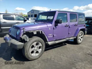 2017 Jeep Wrangler Unlimited Sahara with VIN 1C4BJWEG8HL657654, listed as a Copart auction lot 51763015 with 87,949 mi miles and Salvage Title. Bid and sale history available at carsss.com. Image 1.