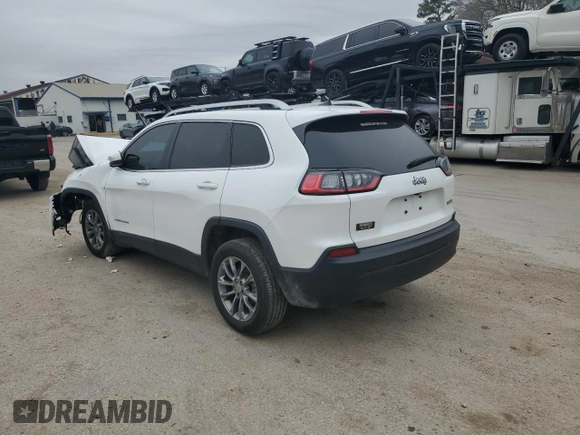 2020 Jeep Cherokee Latitude Plus z VIN 1C4PJLLBXLD552595, wystawiony jako Copart lot #48961565 z przebiegiem 56 801 mil mil oraz Szkoda całkowita • Salvage title. Historia ofert i sprzedaży dostępna na DreamBid. Obrazek 2.