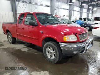 2003 Ford F-150 XL with VIN 2FTRX18LX3CB10011, listed as a Copart auction lot 56183545 with 160,929 mi miles and Salvage title. Bid and sale history available at DreamBid. Image 4.